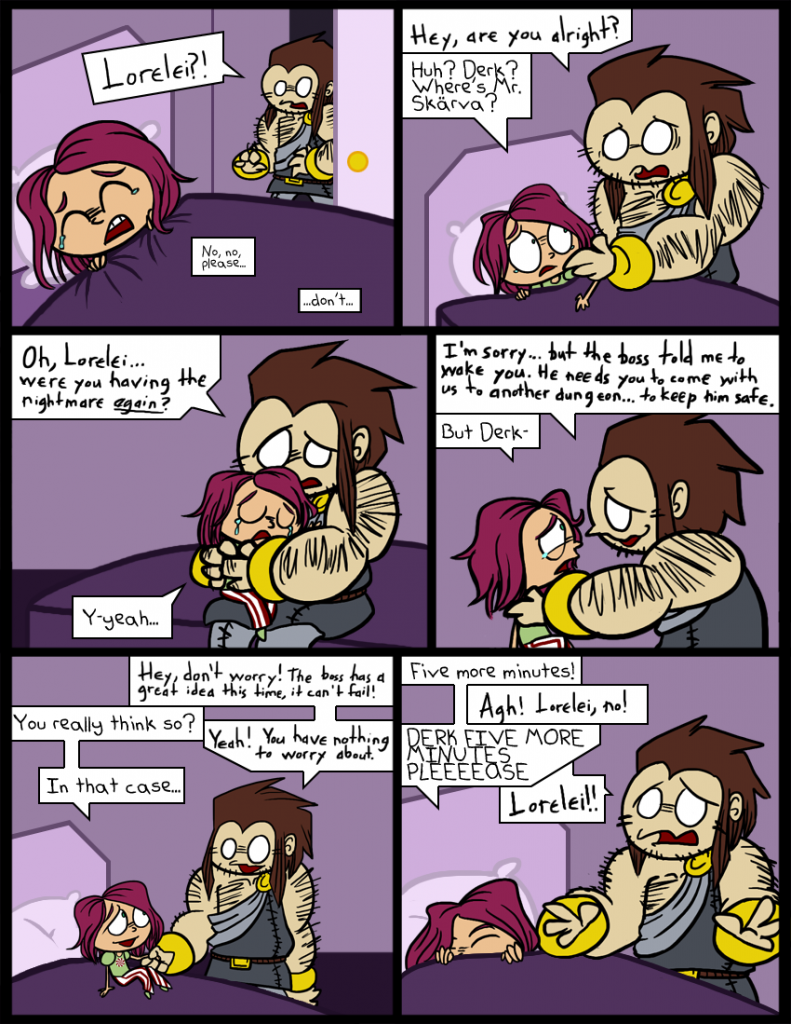 The Fourth » How did she get under the covers so fast?